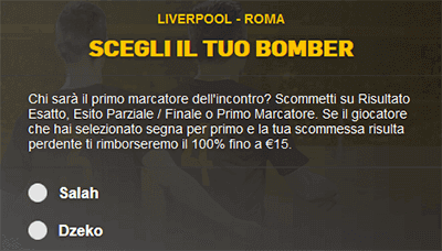 Betfair Champions League Liverpool Roma 24/04/2018