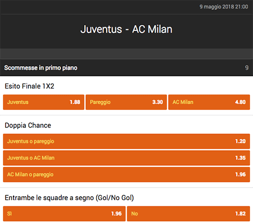 888sport juventus milan 09-05-2018