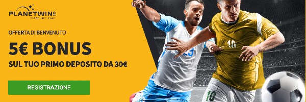 bonus benvenuto sport planetwin