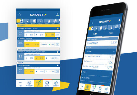 scommesse mobili Eurobet Serie A