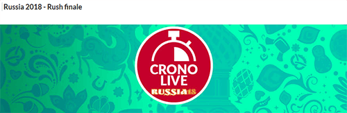 eurobet rush finale crono live russia 2018