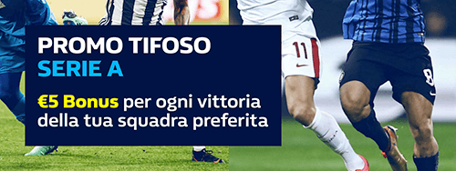 william hill promo tifoso serie a 2018