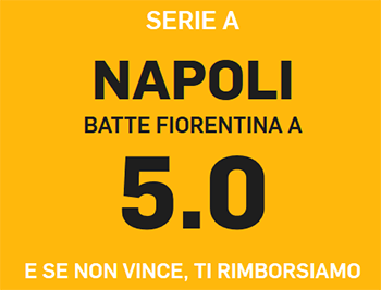betfair napoli vs fiorentina 16/09/2018 quota maggiorata