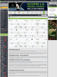 Palinsesto scommesse NetBet