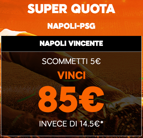 Super quota Napoli - Psg 888sport
