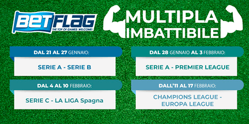 betflag multipla imbattibile febbraio 2019