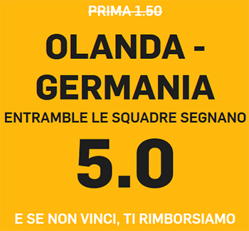 betfair olanda germania 24-03-2019 quota maggiorata