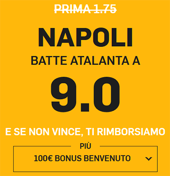 betfair napoli atalanta 22-04-2019
