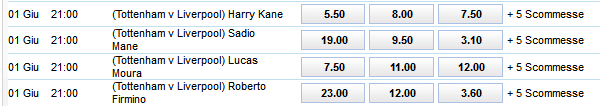 william hill marcatori quote combo 01-06-2019