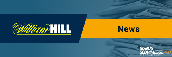 William Hill promo A reti bianchi per i match di Coppa Italia del 14-16/01/2020
