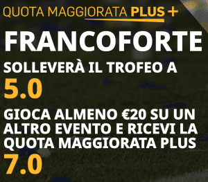 quota maggiorata betfair