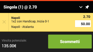 pronostico napoli atalanta