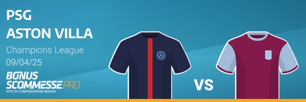psg aston villa pronostico