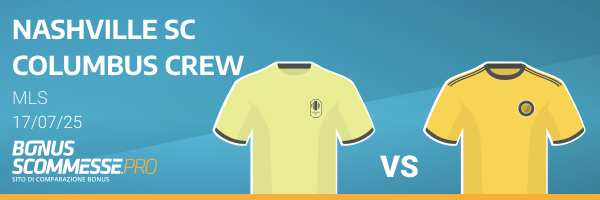 Pronostico Nashville-Columbus MLS Major League Soccer