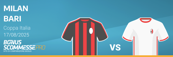 Bari Milan Coppa Italia