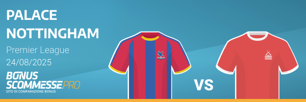 Crystal Palace-Nottingham Forest pronostico premier league
