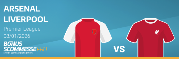 scommesse arsenal liverpool