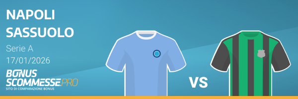 quote napoli sassuolo
