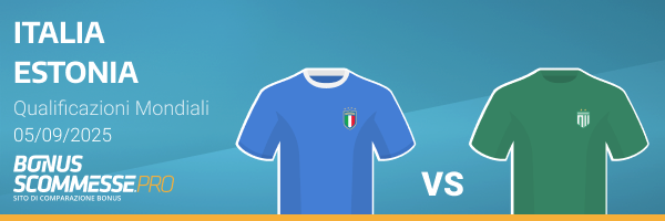 Estonia-Italia mondiali 2026 pronostico