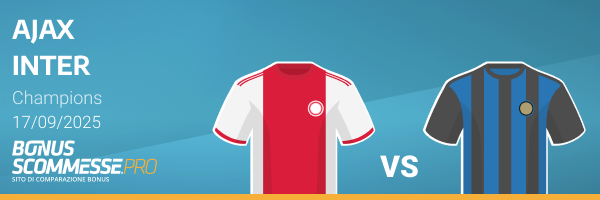 inter ajax quote champions pronostico