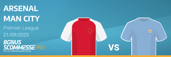 Pronostico Man City-Arsenal