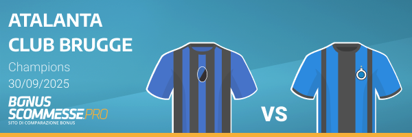 atalanta-club brugge pronostico e quote