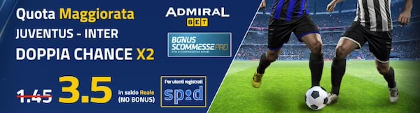 quote maggiorate admiralbet