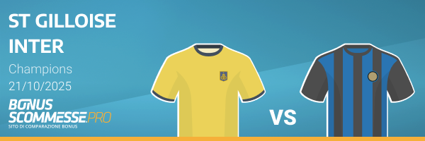 pronostico st gilloise-inter quote