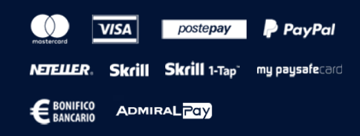 come pagare per bonus admiral