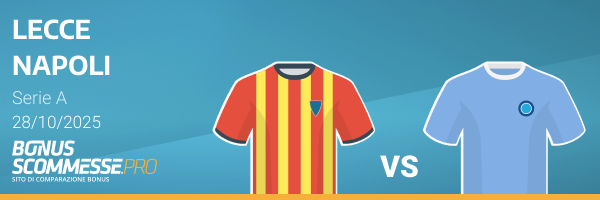 quote scommesse lecce-napoli