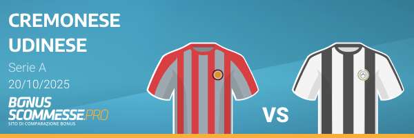 quote udinese vs cremonese