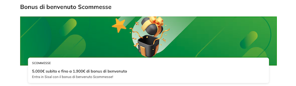 sisal black friday bonus benvenuto