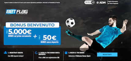 sfruttare bonus benvenuto betflag