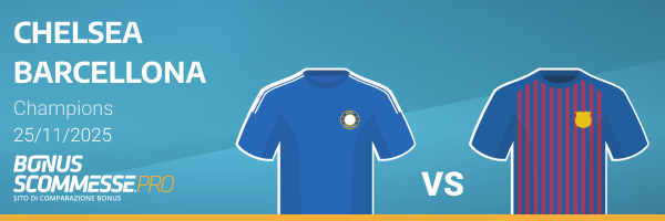 champions league scommesse chelsea-barcellona