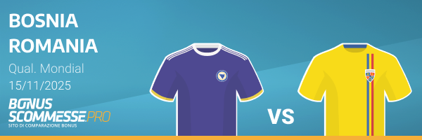 bosnia-romania scommesse qualificazioni mondiali