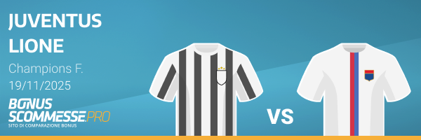 scommesse juventus-lione donne