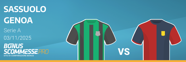 quote sassuolo-genoa