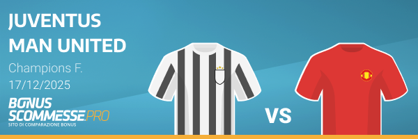 pronostico juventus manchester united 