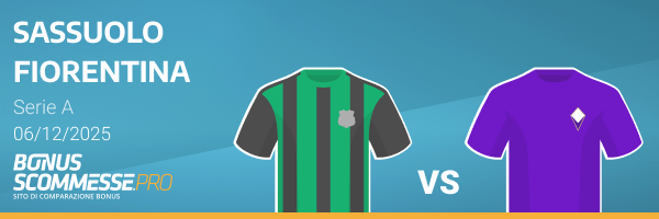 quote serie a sassuolo fiorentina