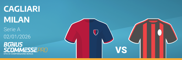 cagliari milan quote maggiorate