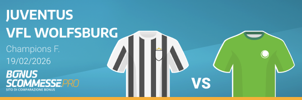 quote juventus vfl wolfsburg donne