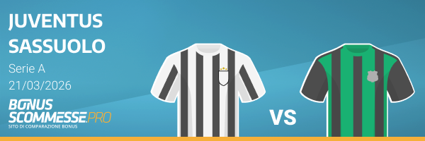 quote juventus sassuolo